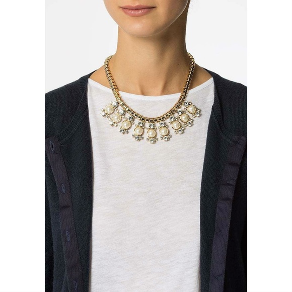 *SOLD* 💕Ted Baker💕 Pearl Bib Rose Gold Necklace - Picture 3 of 8